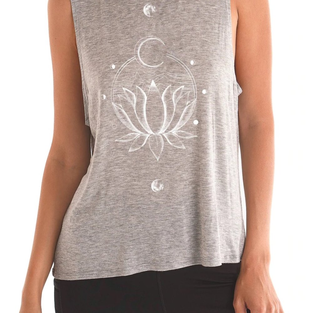 Lotus Flower Crop Tee